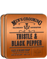 Scottish Fine Soaps - Thistle & Black Pepper Face & Beard Soap