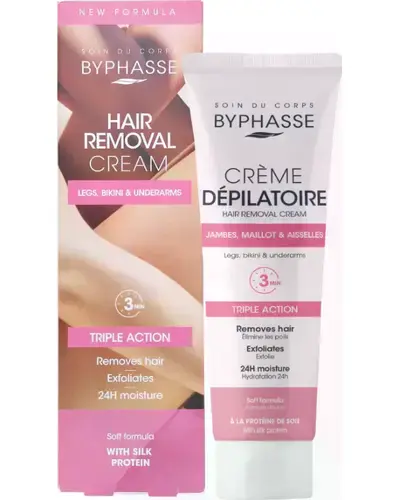 Byphasse Hair Removal Cream Silk Extract фото 2