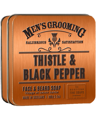 Scottish Fine Soaps Thistle & Black Pepper Face & Beard Soap главное фото