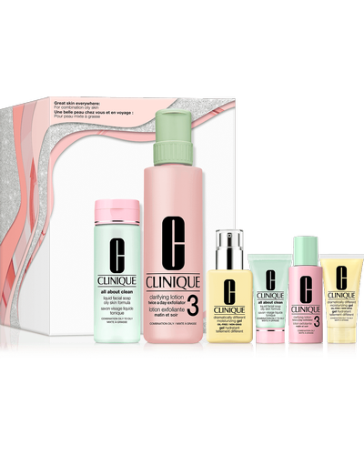 Clinique Great Skin Everywhere 3-Step Skincare Set For Oily Skin главное фото