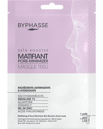 Byphasse Тканинна маска для матовості шкіри Mattifying & Pore-minimizer Skin Booster Sheet Mask
